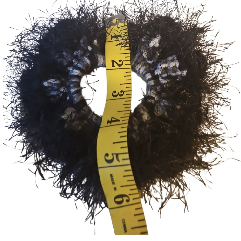 Hand Crafted Black Swan Tutu Scrunchie 6